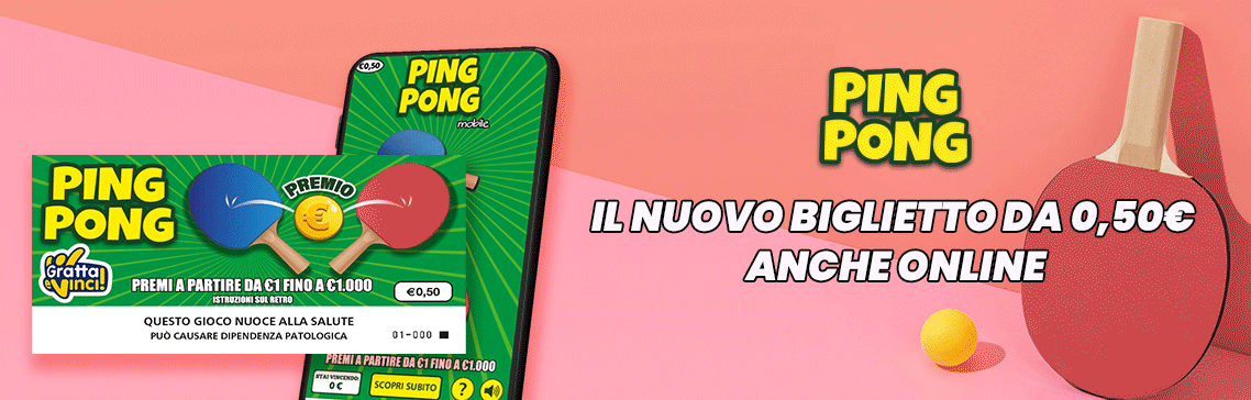 gioca a Ping Pong anche online