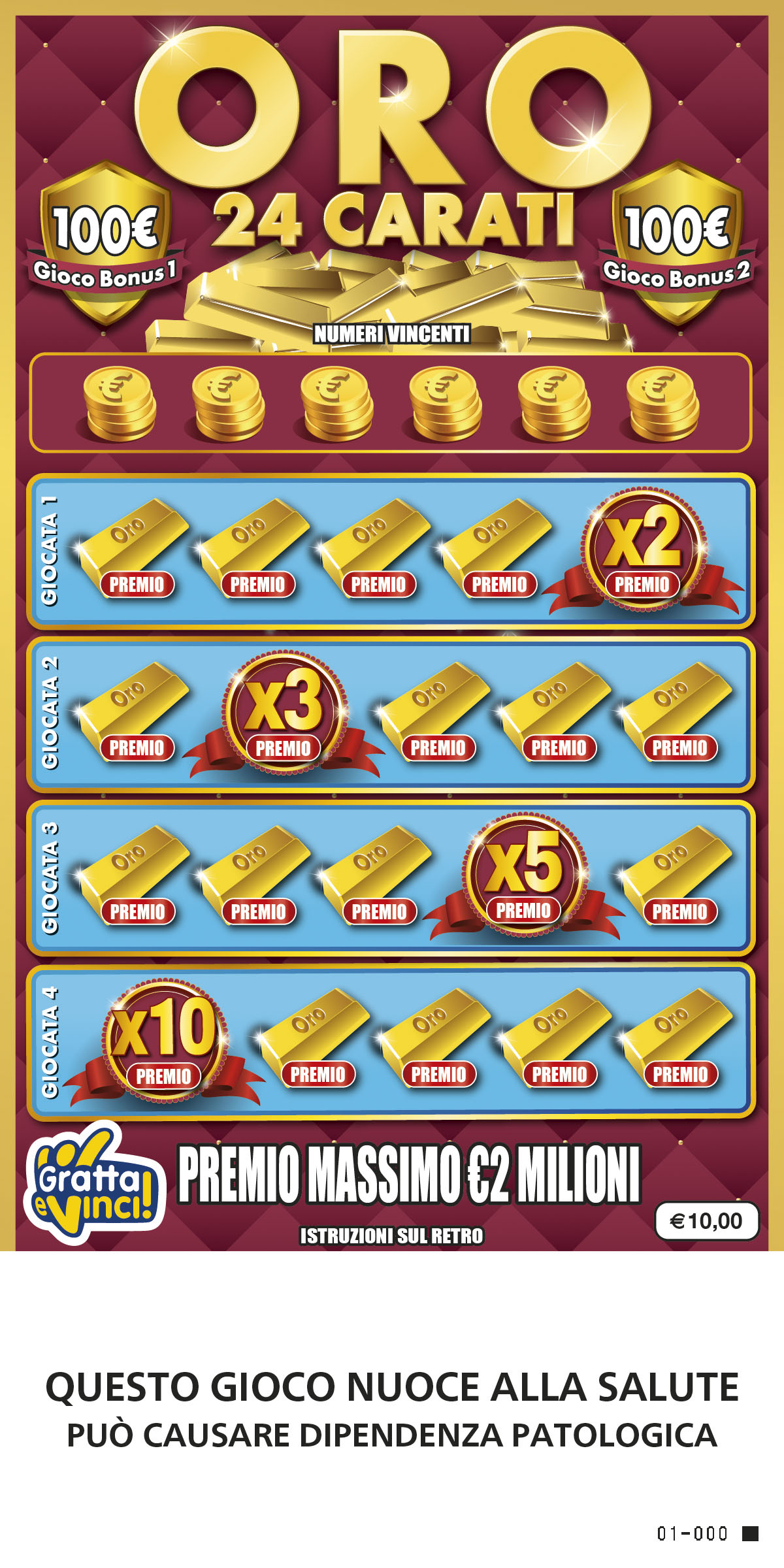 Gratta e Vinci Oro 24 Carati